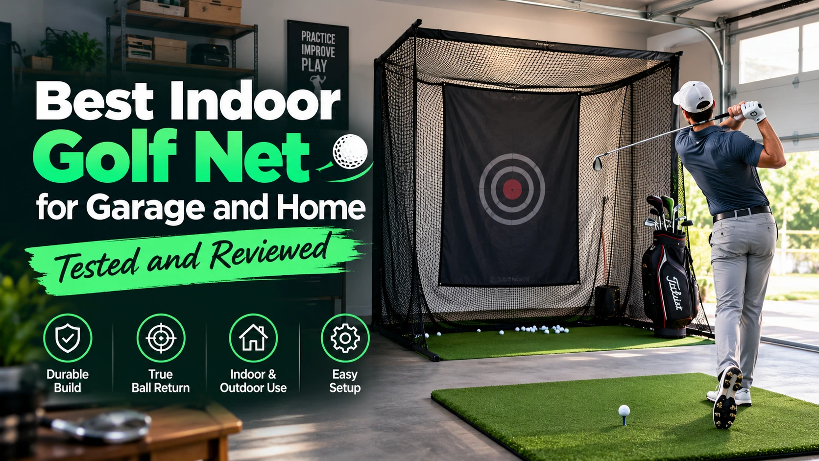 Indoor Golf Net Setup Review
